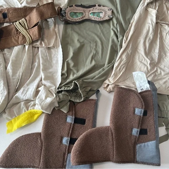 Star Wars Rey Costume Girls Small Rubies  Deluxe Chasing Fireflies Halloween - Picture 9 of 10